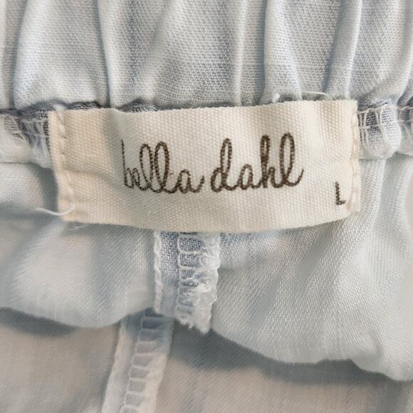 Bella Dahl Light Blue TENCEL Drawstring Shorts – Size Large - Picture 3 of 6